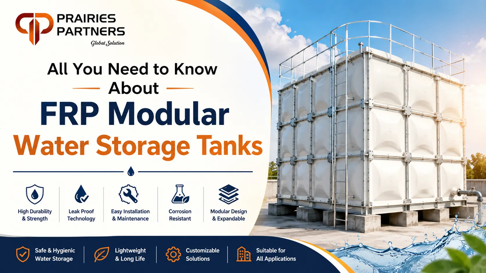 You are currently viewing All You Need to Know About FRP Modular Water Storage Tanks