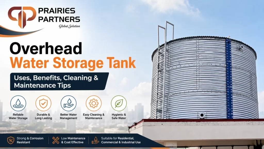 Read more about the article Overhead Water Storage Tank Uses, Benefits, Cleaning & Maintenance Tips
